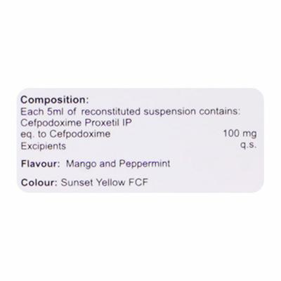 CEFREDROX 100 MANGO & PEPPERMINT FLAVOUR Oral Suspension 30ml - Bacterial Infections-Cep