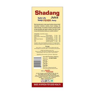 Basic Ayurveda Shadang Juice 500 ml - Ayurvedic Juices