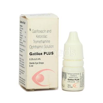 Gatilox Plus Eye Drops 5ml - Eye Infections-Eaa