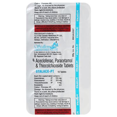 STALACE PT Tablet 10's - Muscle Spasm-Mus