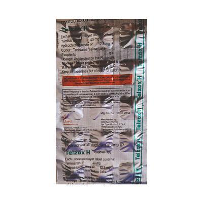 TELZOX H Tablet 15's - Hypertension-Ang