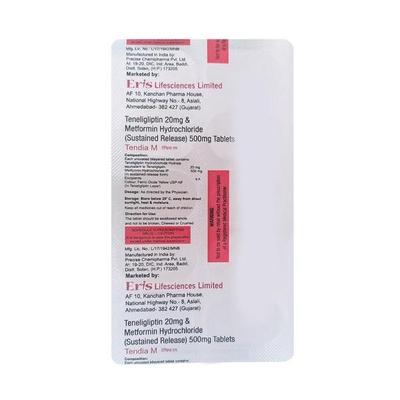 Tendia M Tablet 10'S - Diabetes-Ant
