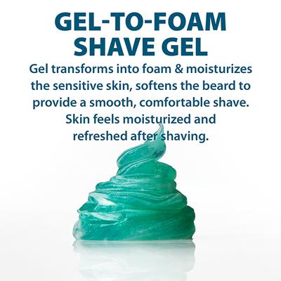 LetsShave Shave Gel - Gentle Cooling 200 ml - Shaving Gels