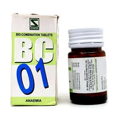 Dr.Willmar Schwabe BC 01 Tablet 20 gm - Bio-Combination