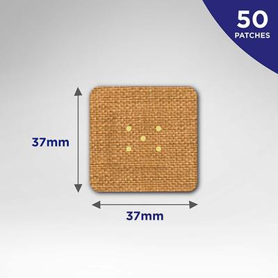 Hansaplast Antiseptic Ventilated Patch - Knee & Elbow 50's - Bandages