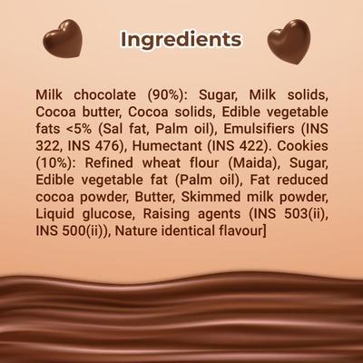 Galaxy Milk Chocolate Bar - Cookie Crumble 96 gm - Nutritional Bars