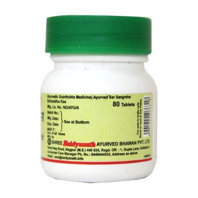 Baidyanath Bolbaddha Ras Tablet 80's - Digestive Care