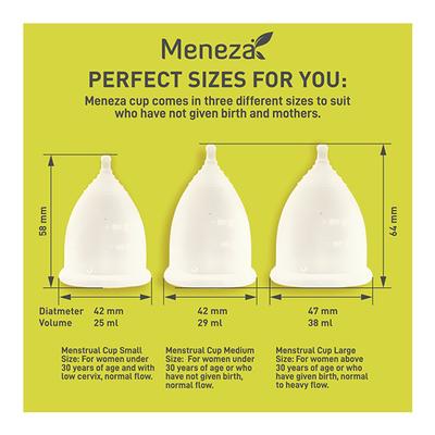 Meneza Menstrual Cup - Small - Menstrual Cups