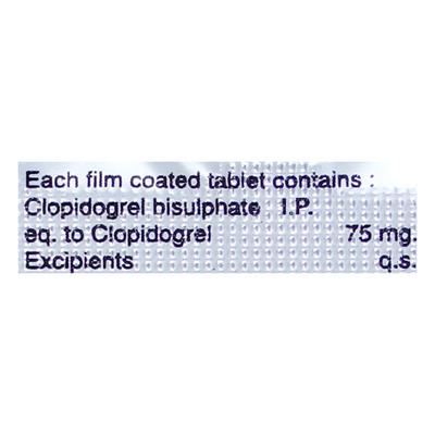 CLOPICARE 75 Tablet 10's - Blood Clot-Ant
