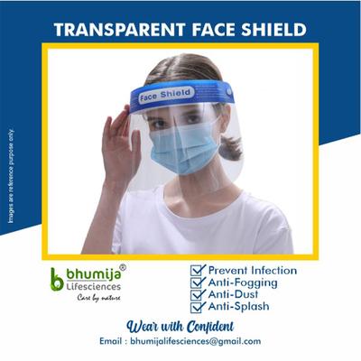 Bhumija Lifesciences Face Shield Mask (Pack of 5) - Face Mask