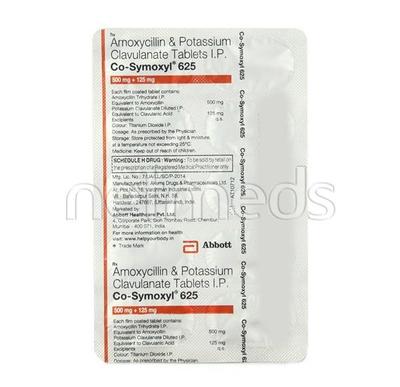 Cosymoxyl 625mg Tablet 10'S (N) - Bacterial Infections-Pen