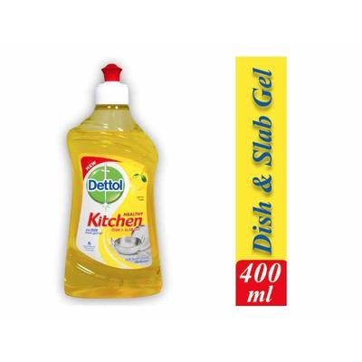 Dettol Healthy Kitchen Dish and Slab Gel - Fresh Lime 400 ml - Others