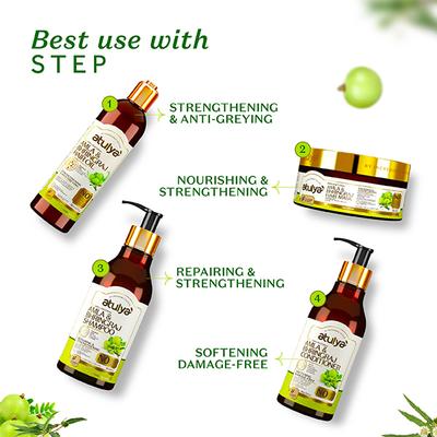 Atulya Amla Bhringraj Hair Mask 200 gm - Hair Masks & Packs