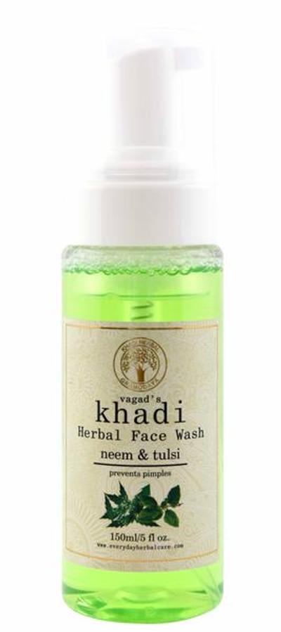 Vagad's Khadi Herbal Face Wash - Neem & Tulsi 150 ml - Face Wash & Cleansers