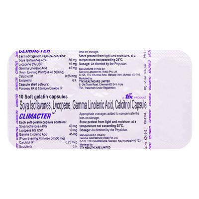 Climacter Capsule 10'S - Supplements-Vam