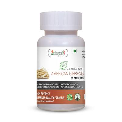 Vringra Ultra Pure American Ginseng Capsules 60's - Health Products