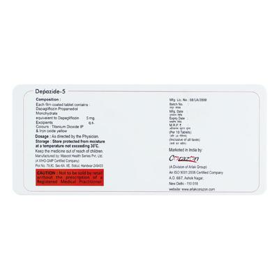 DEPAZIDE 5 Tablet 10's - Diabetes-Ant