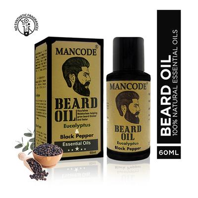Mancode Beard Oil - Eucalyptus & Black Pepper 100 ml - Beard Oil