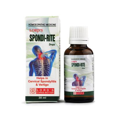 Lord's Spondi Rite Drops 30 ml - Homeopathic Drops