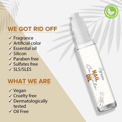 CGG Cosmetics Nail Cuticle Oil (SPF 15 PA+++) - Vitamin E + Almond Oil 10 ml - Nail Care