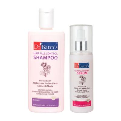 Dr Batra's Hair Care Kit (Hair Fall Control Shampoo 200 ml + Hair Fall Control Serum 125 ml) - Hair Treatment