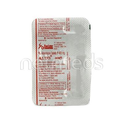 Alto 400mg Tablet - Parasitic Worms-Ant