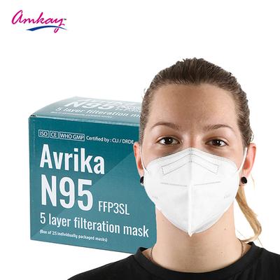 Amkay Avrika N95 5 Layer Filtration Mask 25's - Face Mask