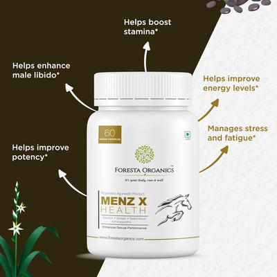 Foresta Organics Menz X Health Vegan Capsule 60's - Speciality Medicines