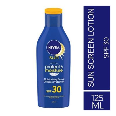 Nivea Sun Protect & Moisture SPF 30 Lotion 125 ml - Face Sunscreen