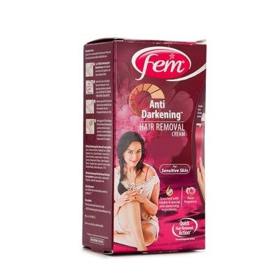 Fem Anti Darkening Hair Removal Cream for Sensitive Skin - Rose 25 gm - Shaving & Hair Removal