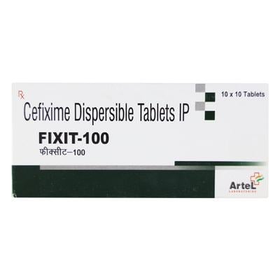FIXIT 100 Tablet 10's - Bacterial Infections-Cep