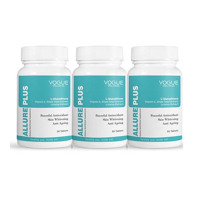 Vogue Wellness Allure Plus Tablet (Pack of 3 x 30's) - Speciality Medicines