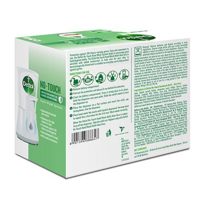 Dettol No-Touch Handwash System + Dettol Aloe Vera Handwash Refill 250 ml - Hand Wash & Soaps