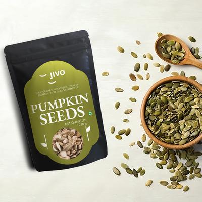 Jivo Pumpkin Seeds (Deshelled Raw) 250 gm - Nutritional Bars