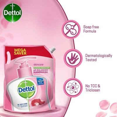 Dettol Skincare Everyday Protection pH Balanced Liquid Handwash Refill 1500 ml - Hand Sanitizer