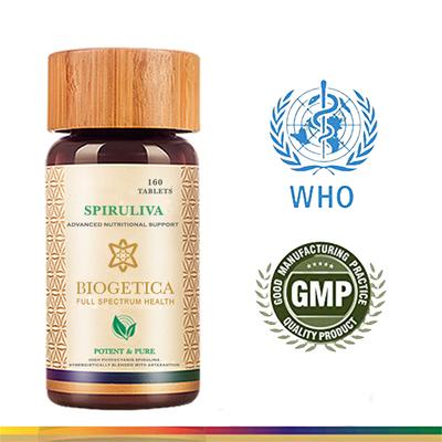 Biogetica Spiruliva Tablet 160's - Herbal Dietary Supplement