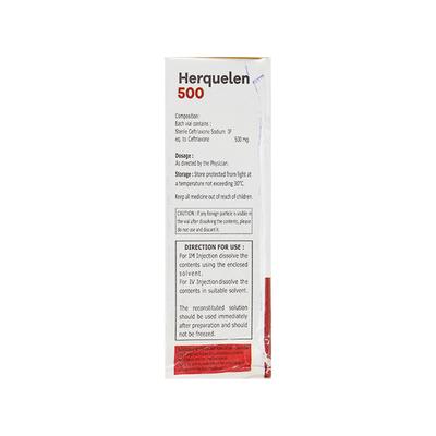 HERQUELEN 500 Injection 1's - Bacterial Infections-Cep