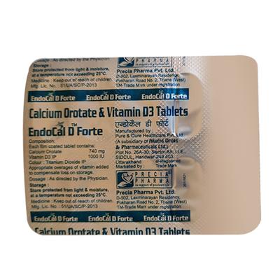 ENDOCAL D FORTE Tablet 10's - Supplements-Cal