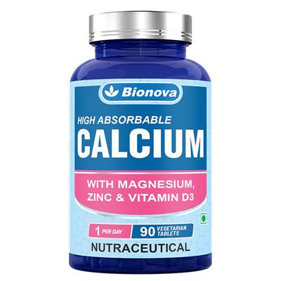 Bionova High Absorbable Calcium Tablet 90's - Calcium And Minerals