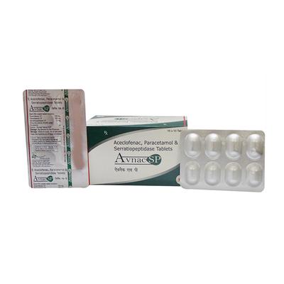 AVNAC SP Tablet 10's - Pain relief-Nsa
