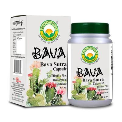 Basic Ayurveda Bava Sutra Capsule 40's - Speciality Medicines