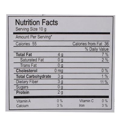 Nutriwish Roasted And Salted Flax Seeds 250 gm - Nutritional Bars
