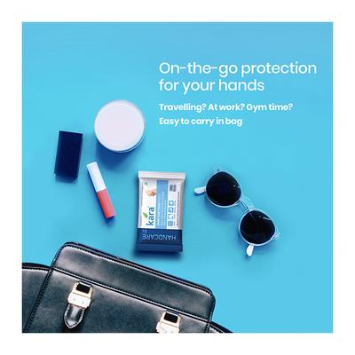 Kara Hand Sanitizing Wipe 10's - Hand Sanitizer