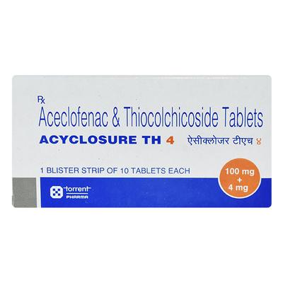 ACYCLOSURE TH 4 Tablet 10's - Muscle Cramps/Spasticity-Mus