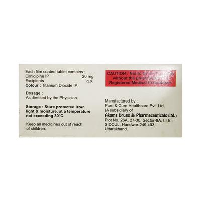 Clinicab 20mg Tablet 10'S - Hypertension-Cal