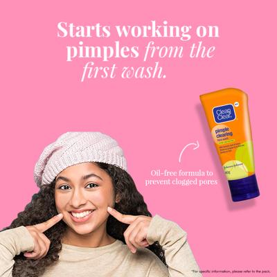 Clean & Clear Pimple Clearing Face Wash 40 gm - Face Wash & Cleansers