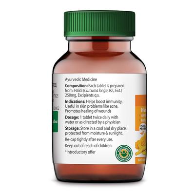 Dabur Haldi Tablets 60's (Free 20's Tablets) - Pure Herbs