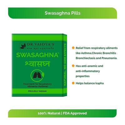 Dr.Vaidya's Swasaghna Pills 24's - Speciality Medicines