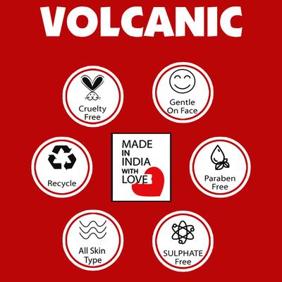 The Men's Lab Volcanic Face Wash Gel 100 ml - Face Washes