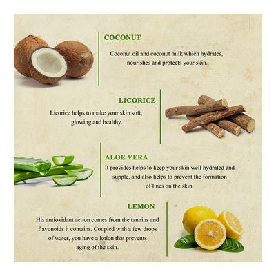 Bioayurveda Basics Coconut Care Make-Up Cleansing Lotion 500 gm - Make Up Removers